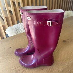 Hunter Tall Purple Rain Boots